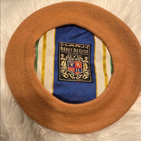 BERET DE LUXE 100% WOOL IMPORTED FROM FRANCE - Picture 6 of 8
